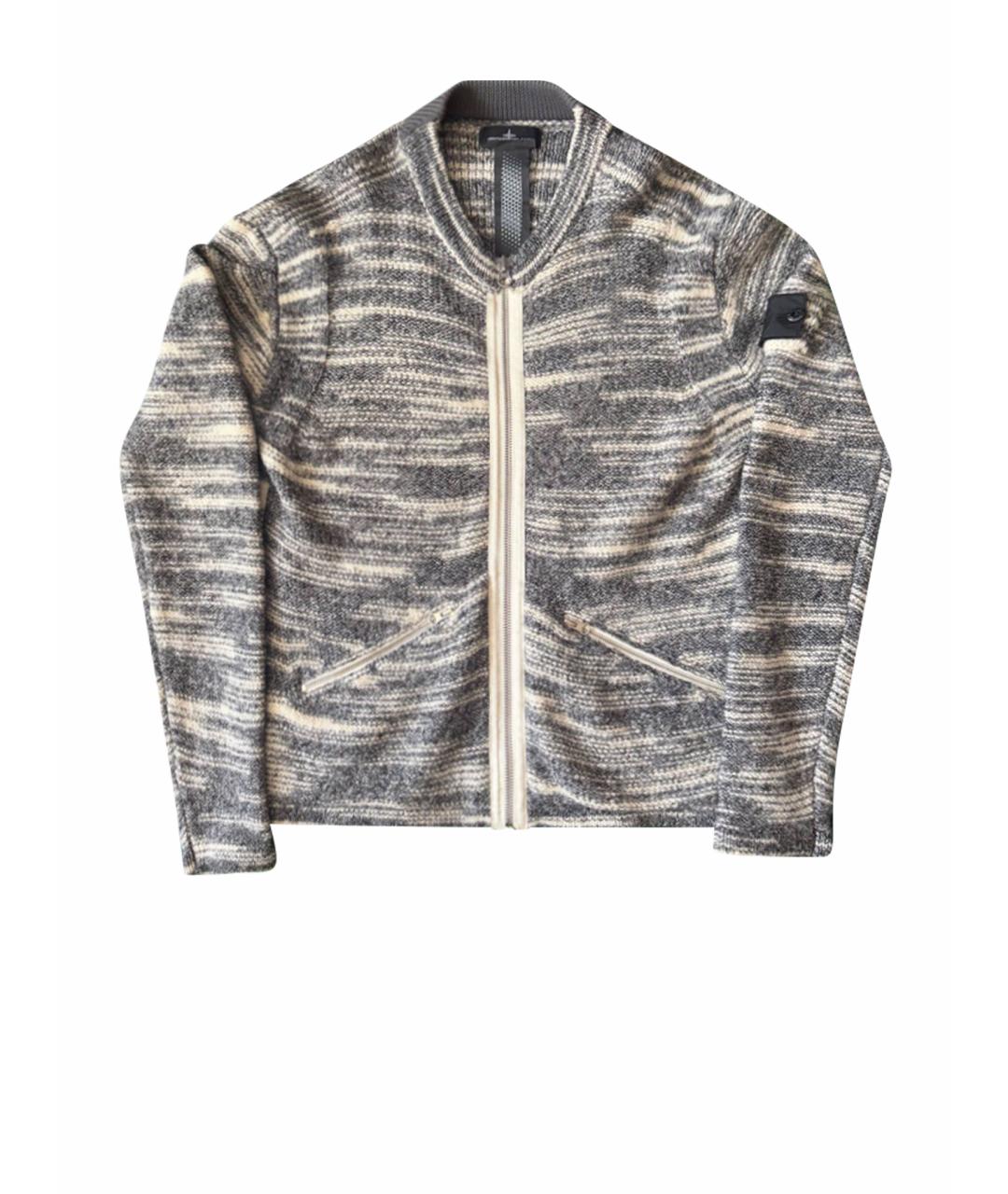STONE ISLAND SHADOW PROJECT Антрацитовый шерстяной кардиган, фото 1