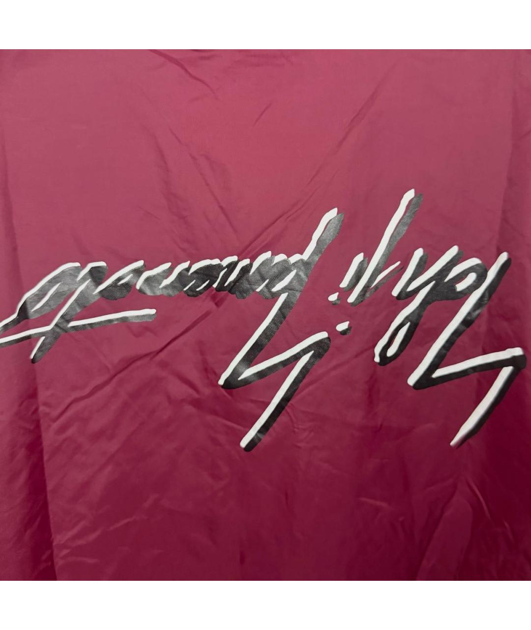 YOHJI YAMAMOTO Бордовая нейлоновая куртка, фото 3