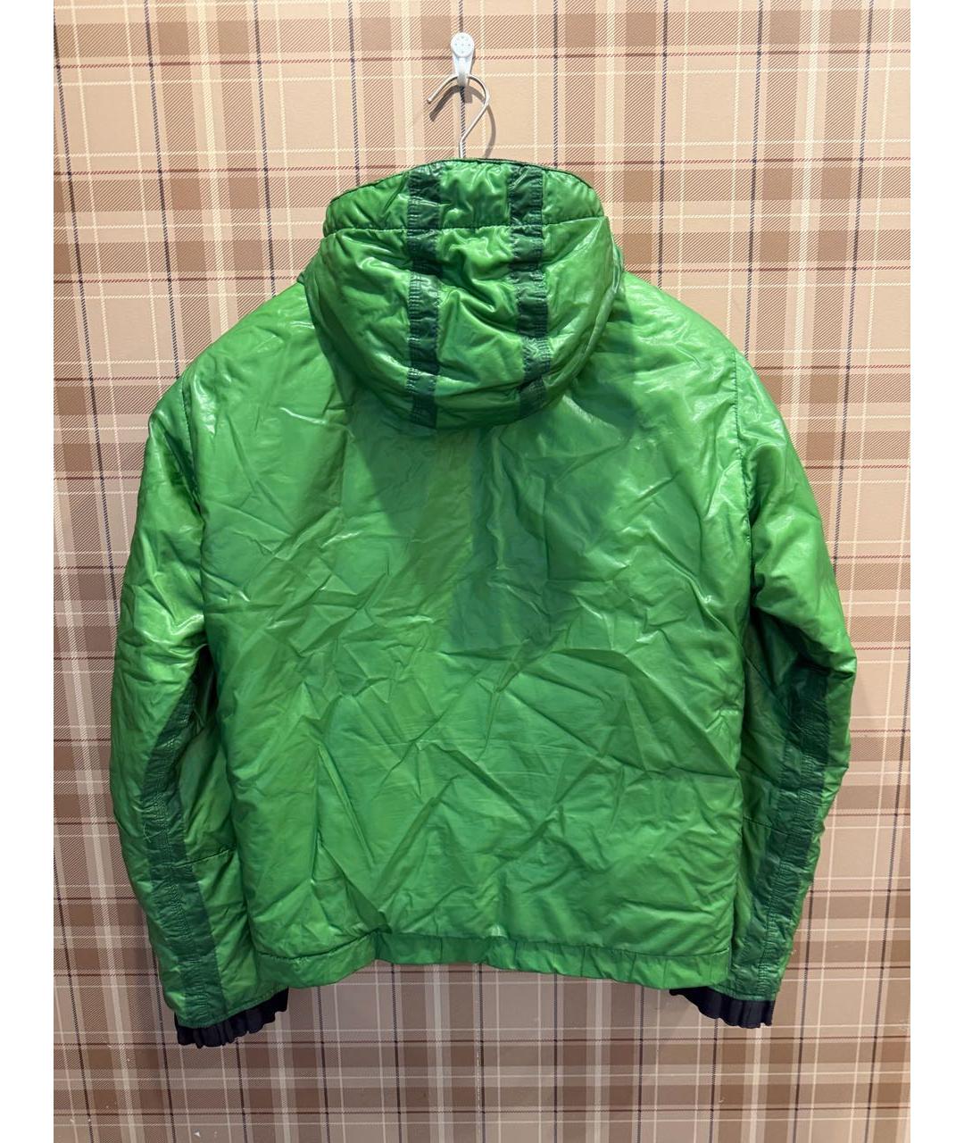 STONE ISLAND Зеленая полиамидовая куртка, фото 4