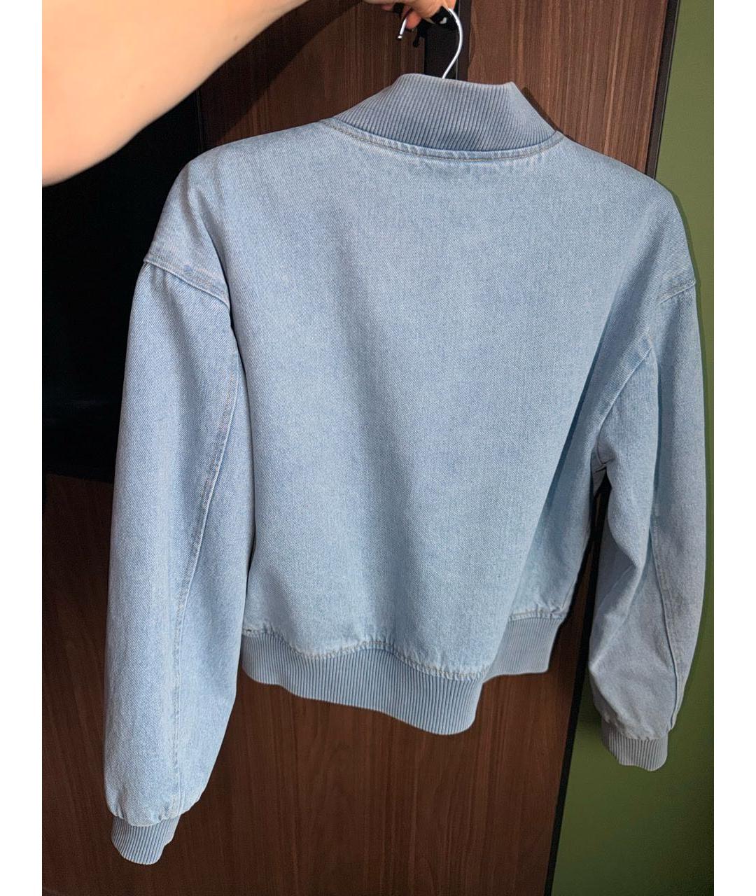 LEVI'S Голубая хлопковая куртка, фото 5