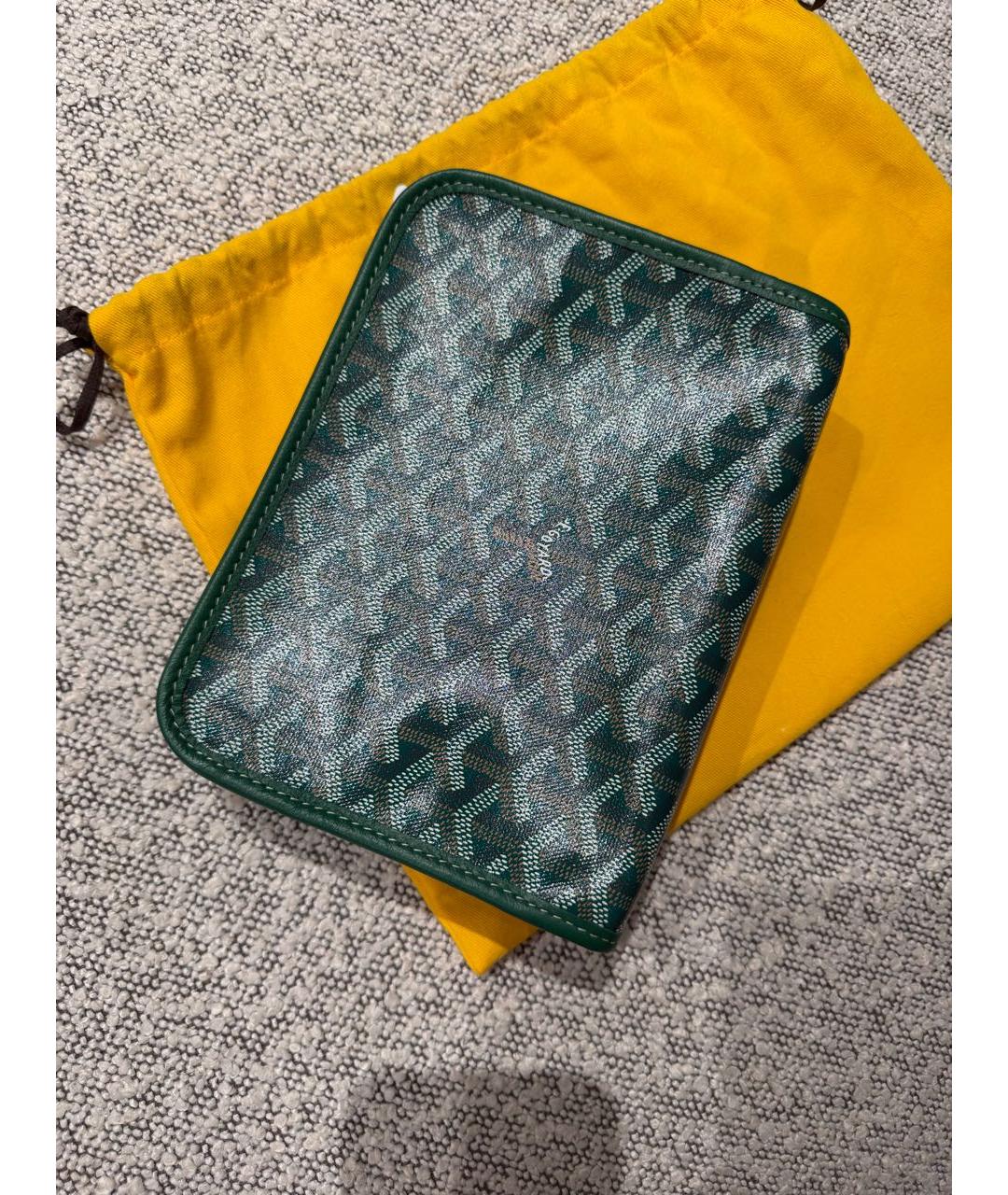GOYARD Зеленая косметичка, фото 3