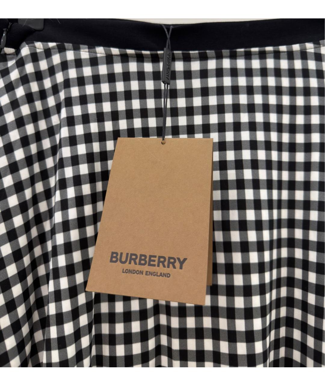 BURBERRY Черная юбка миди, фото 4
