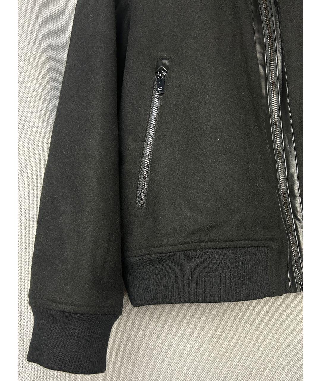 DKNY Черная полиэстеровая куртка, фото 5