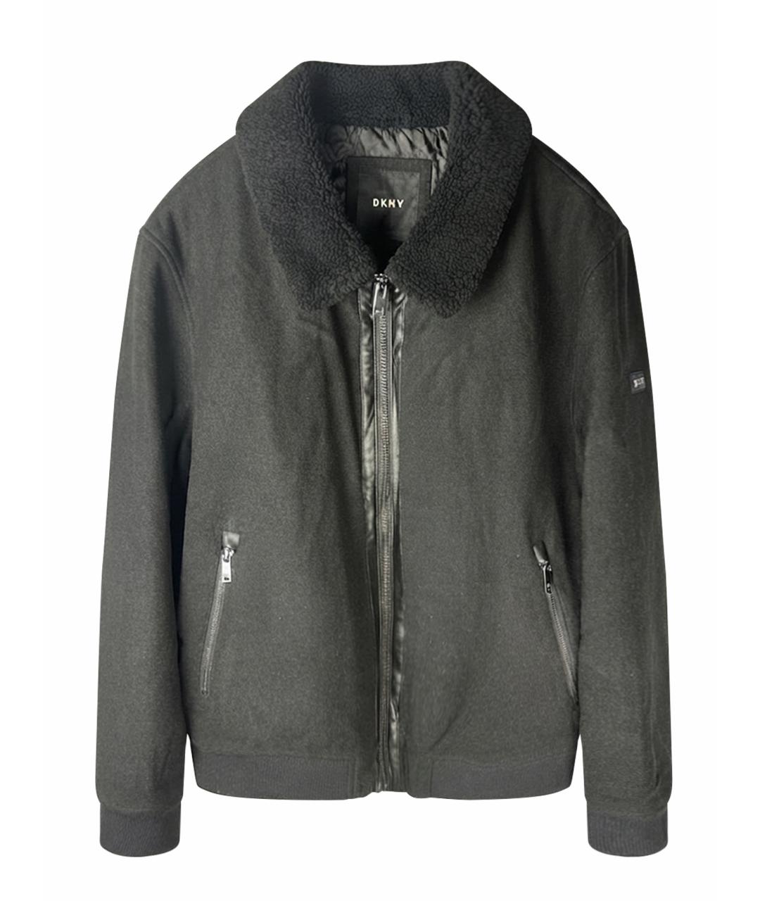 DKNY Черная полиэстеровая куртка, фото 1