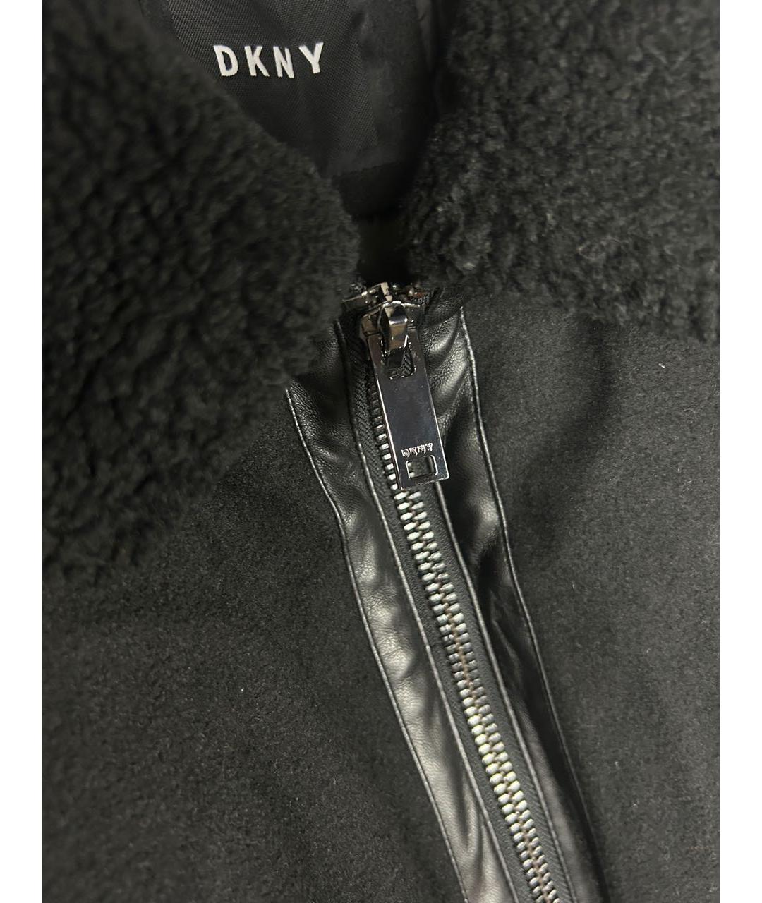 DKNY Черная полиэстеровая куртка, фото 3