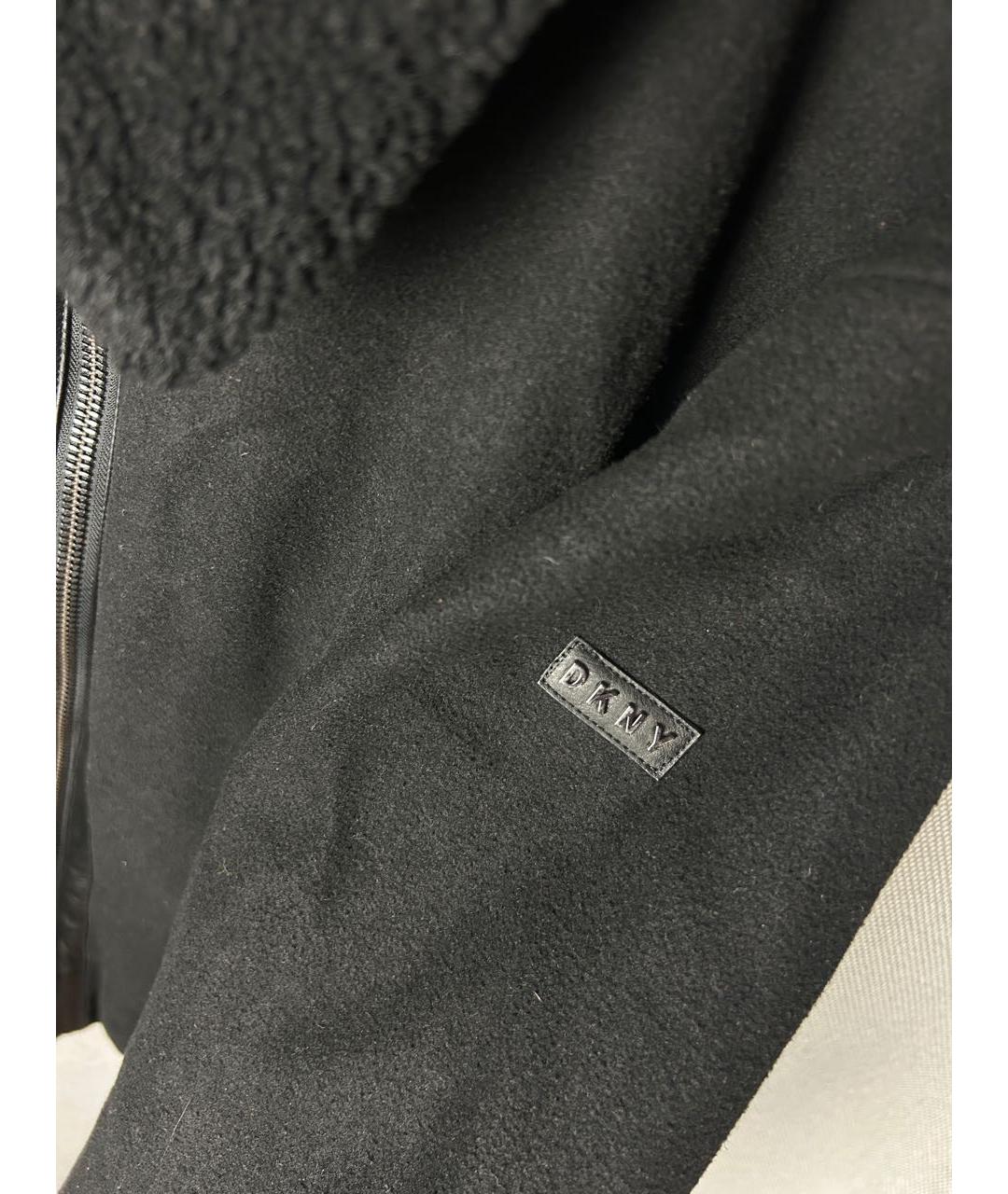 DKNY Черная полиэстеровая куртка, фото 4