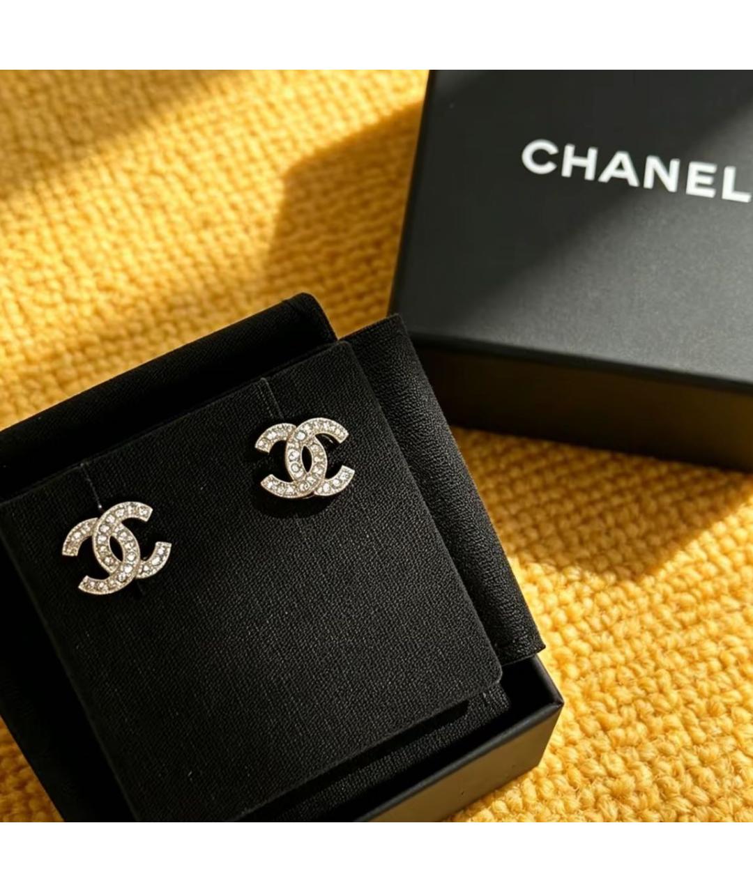 CHANEL Золотые серьги, фото 5