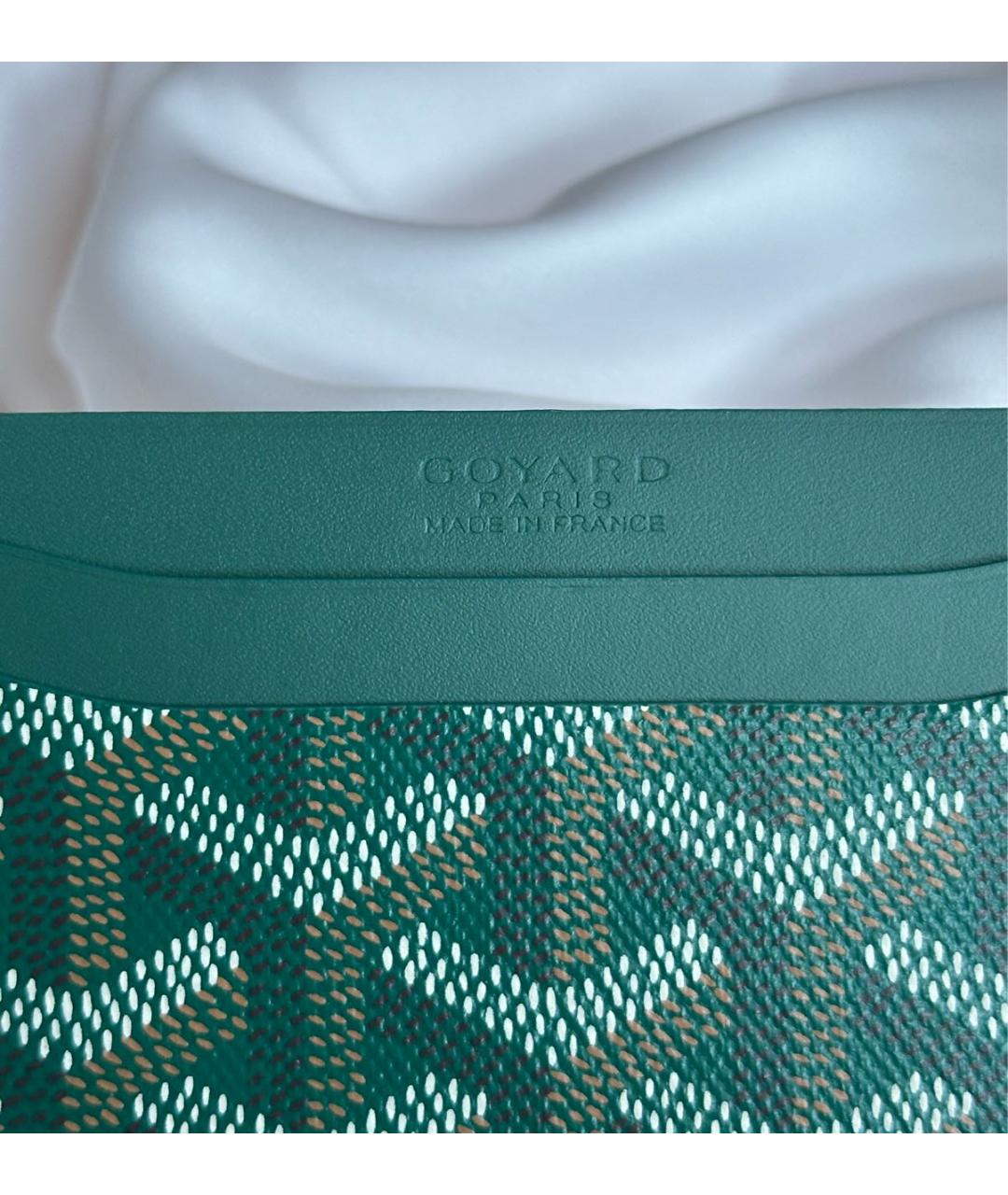 GOYARD Зеленый кардхолдер, фото 4