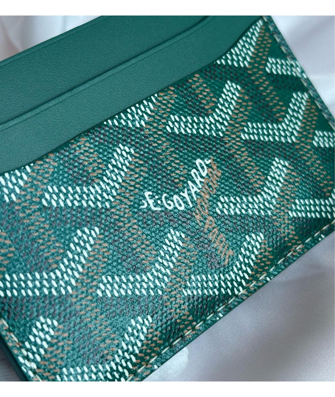 GOYARD Зеленый кардхолдер, фото 5