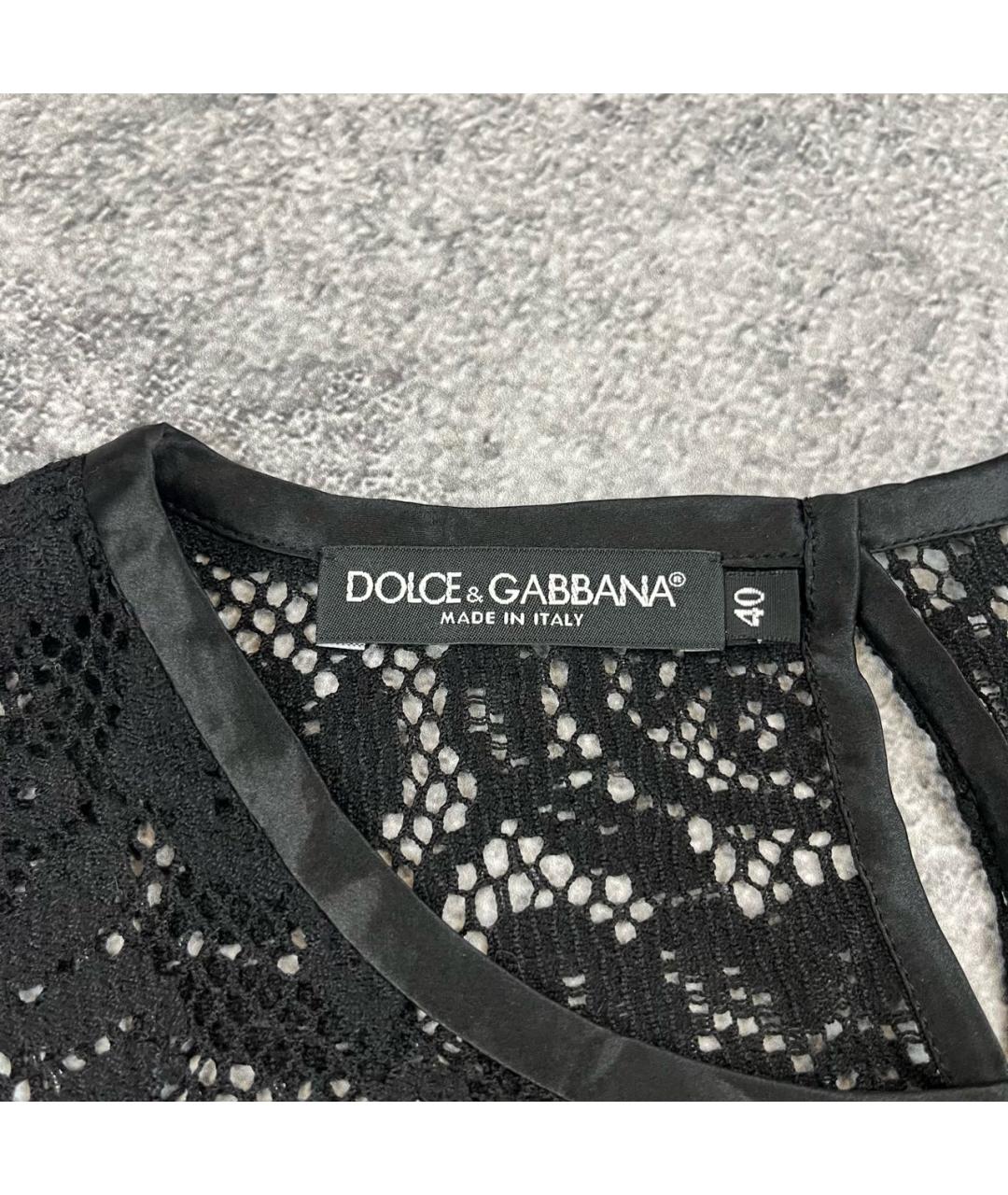 DOLCE&GABBANA Черная футболка, фото 6