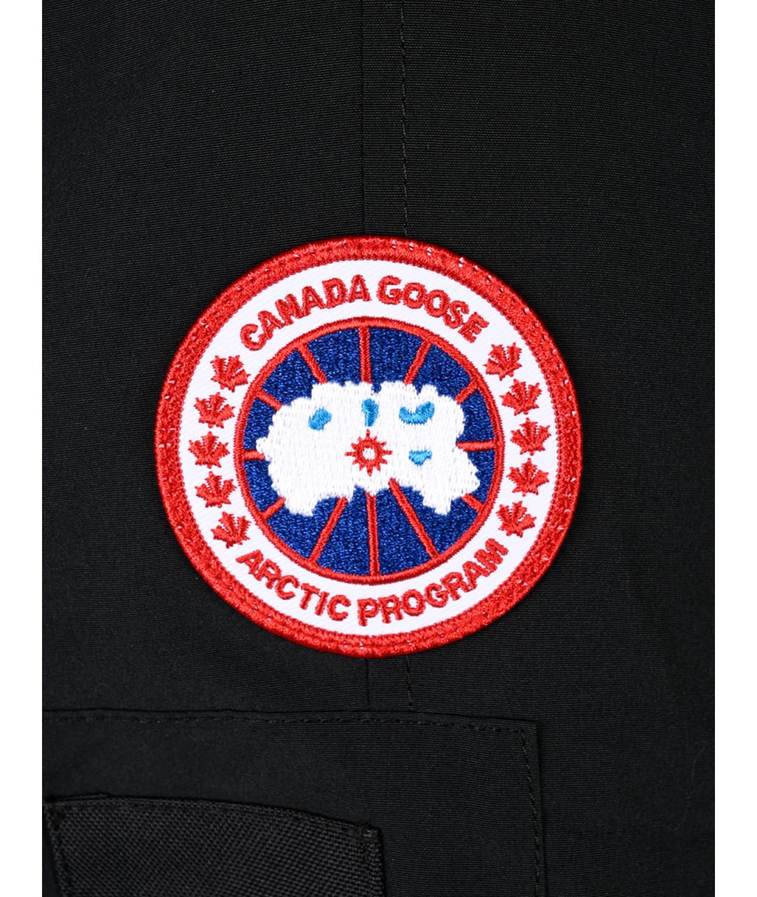 CANADA GOOSE Черная полиэстеровая куртка, фото 3