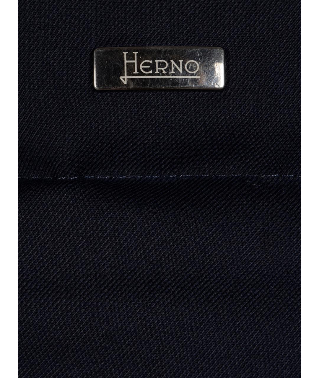 HERNO Темно-синяя куртка, фото 3