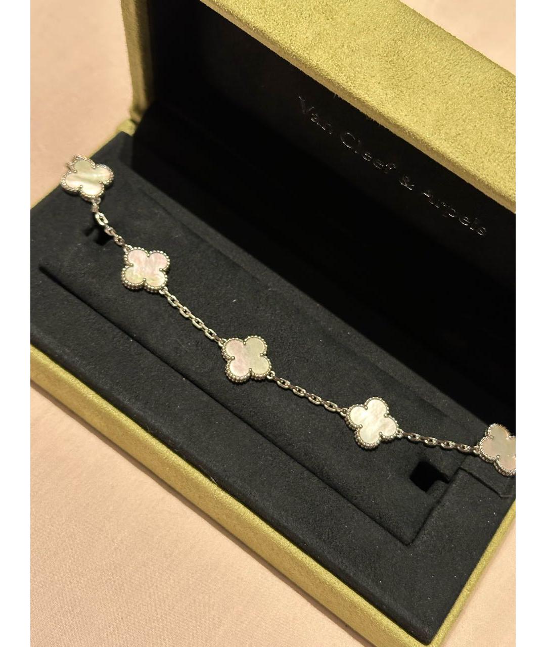 VAN CLEEF & ARPELS Серебряный браслет из белого золота, фото 2