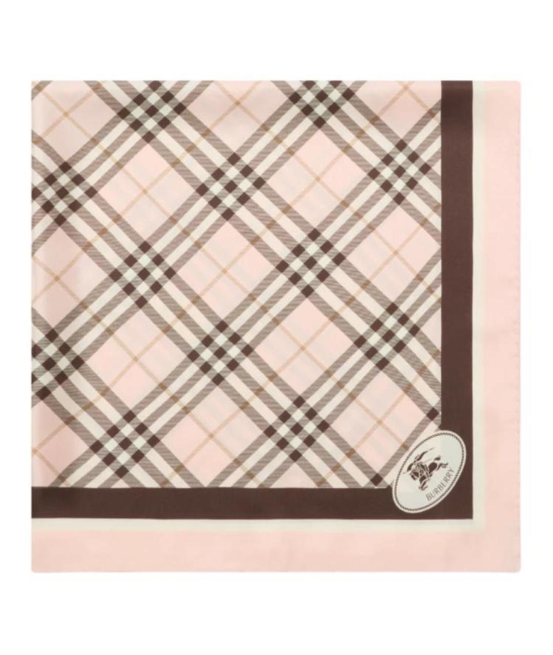 BURBERRY Шелковый шарф, фото 2