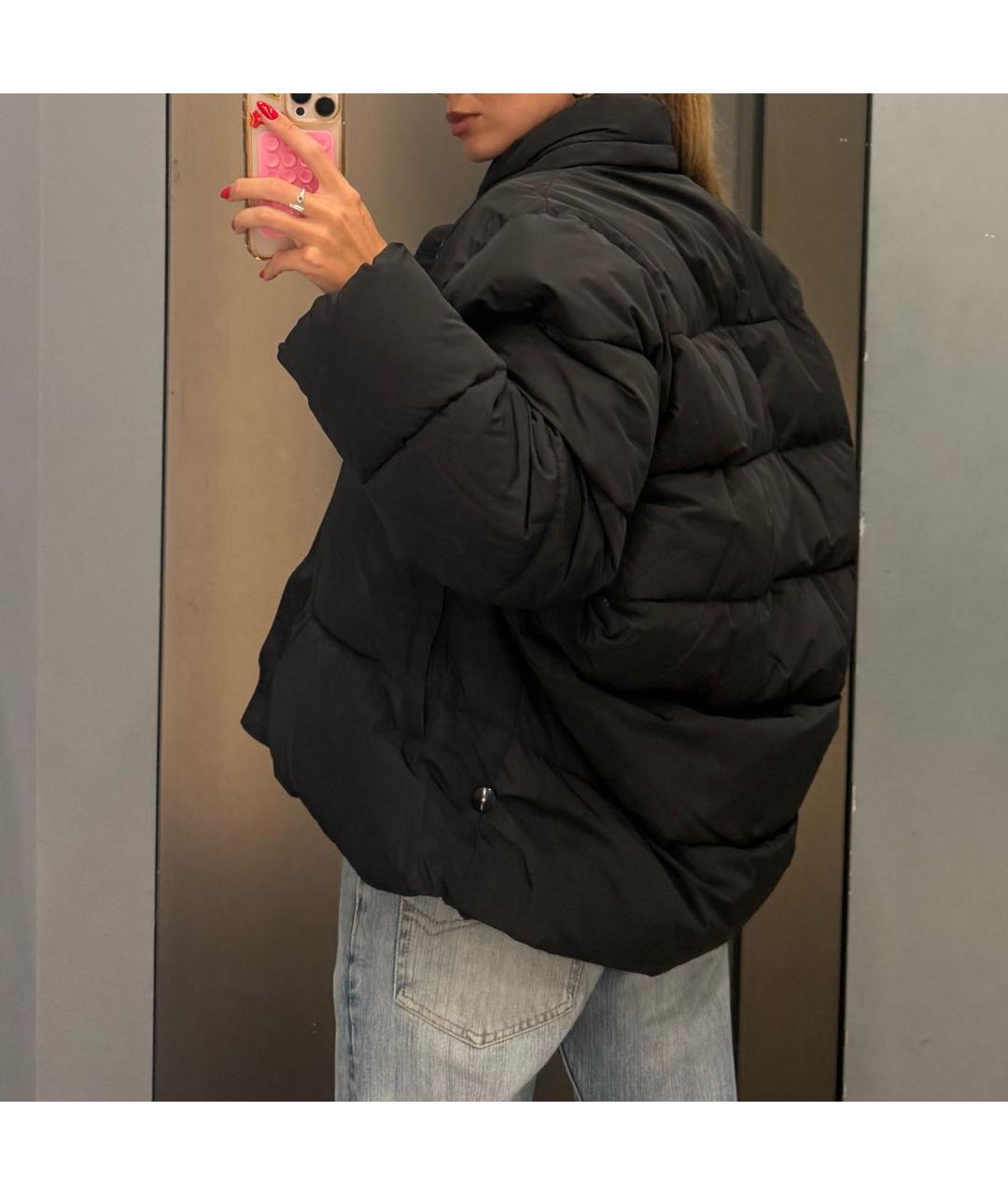 BALENCIAGA Черная полиэстеровая куртка, фото 3