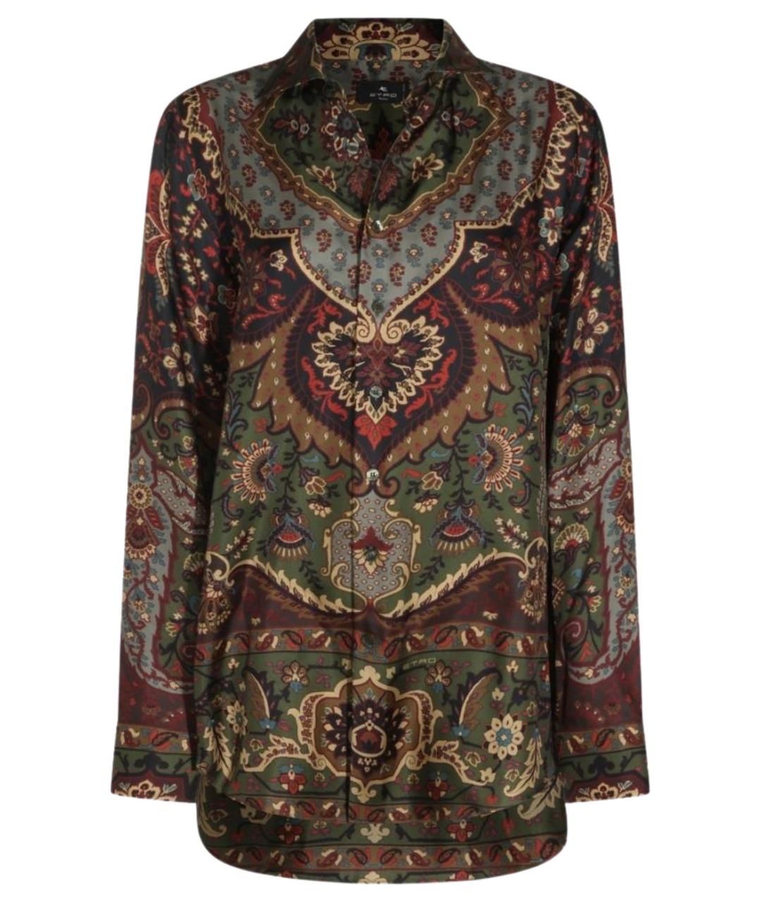 ETRO Мульти шелковая кэжуал рубашка, фото 1