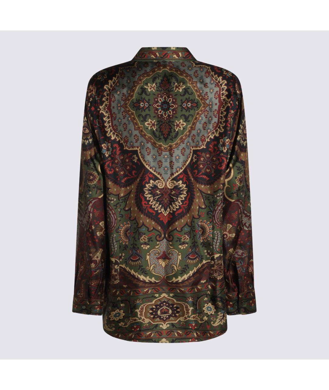 ETRO Мульти шелковая кэжуал рубашка, фото 2