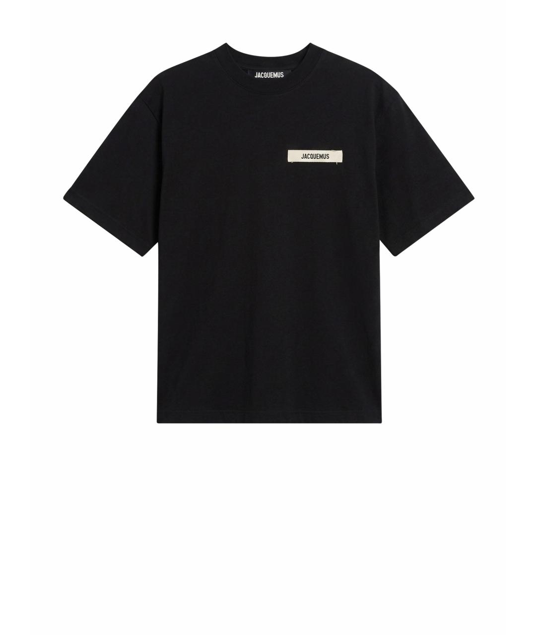 JACQUEMUS Черная футболка, фото 1