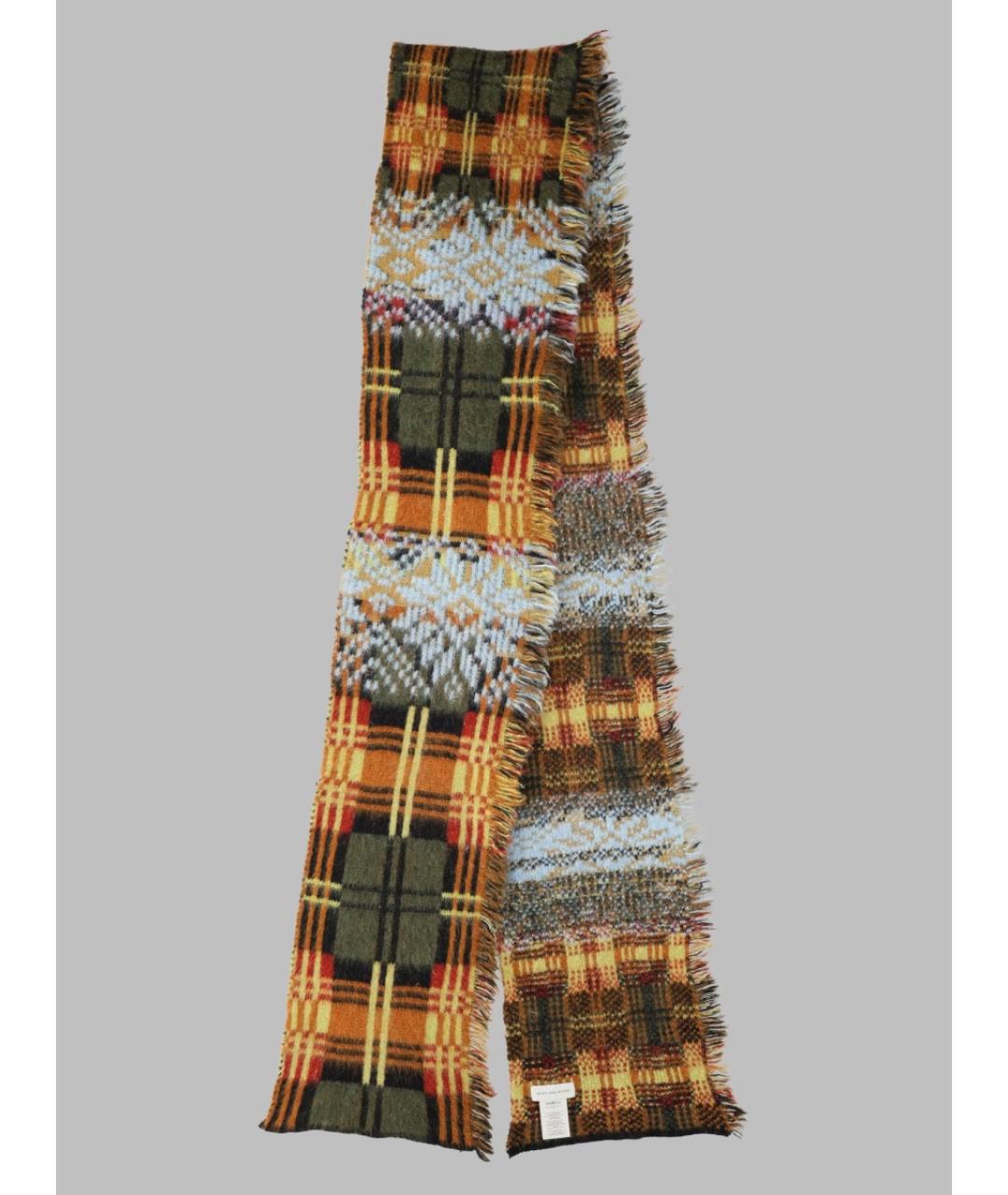 DRIES VAN NOTEN Мульти шерстяной шарф, фото 2