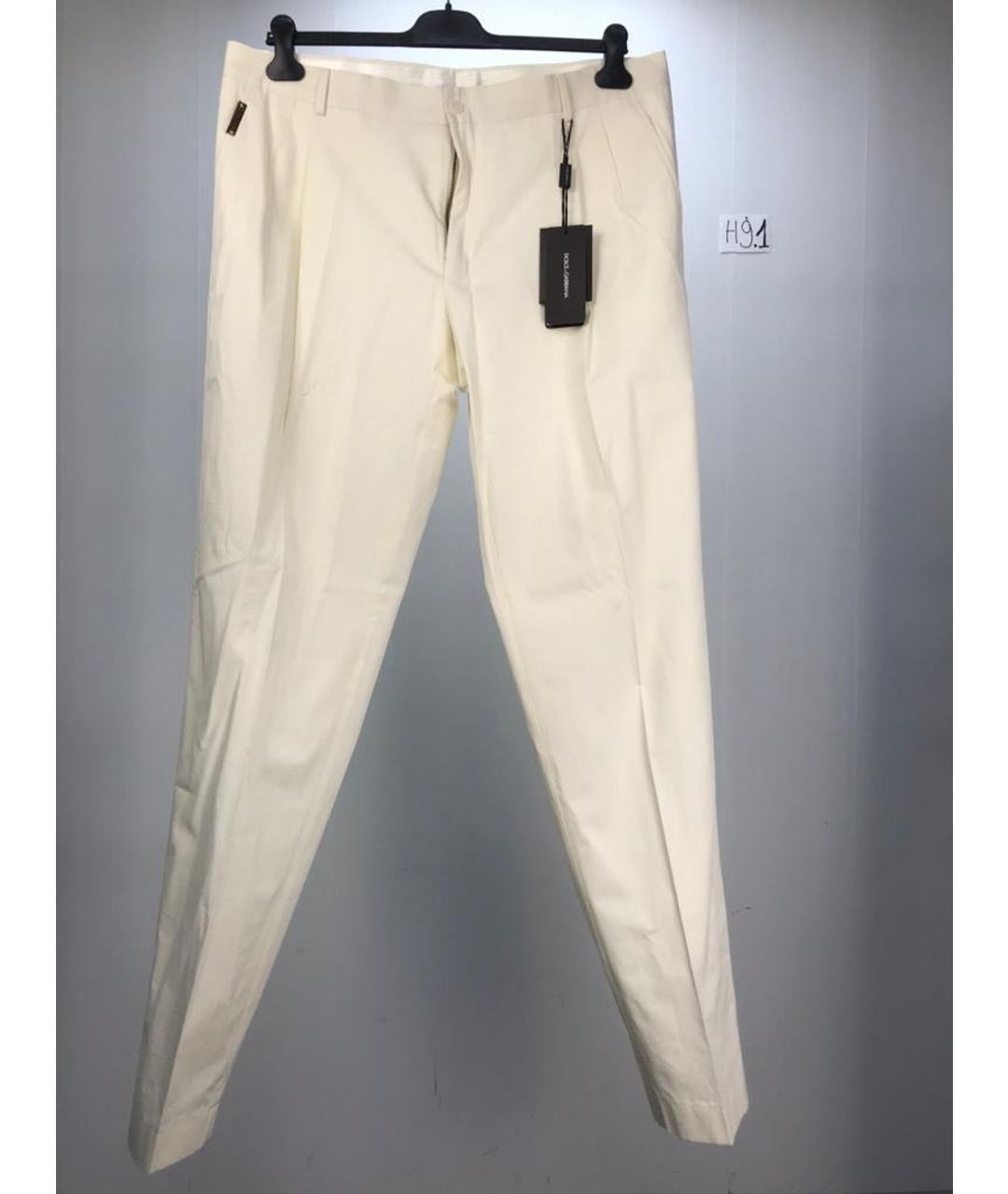 DOLCE&GABBANA Белые классические брюки, фото 6
