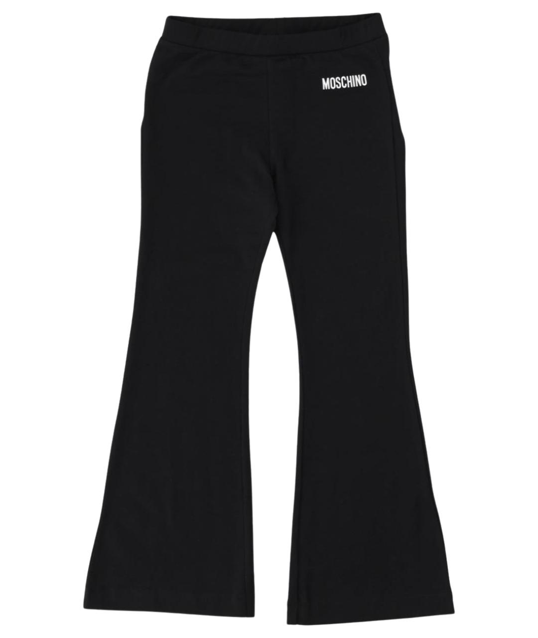 MOSCHINO Черные хлопковые брюки и шорты, фото 1