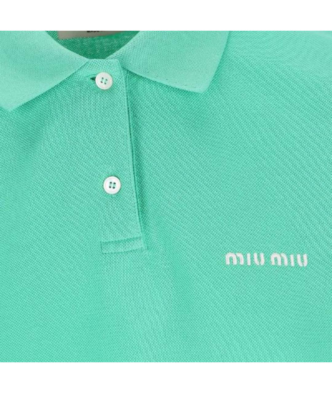 MIU MIU Зеленая рубашка, фото 3