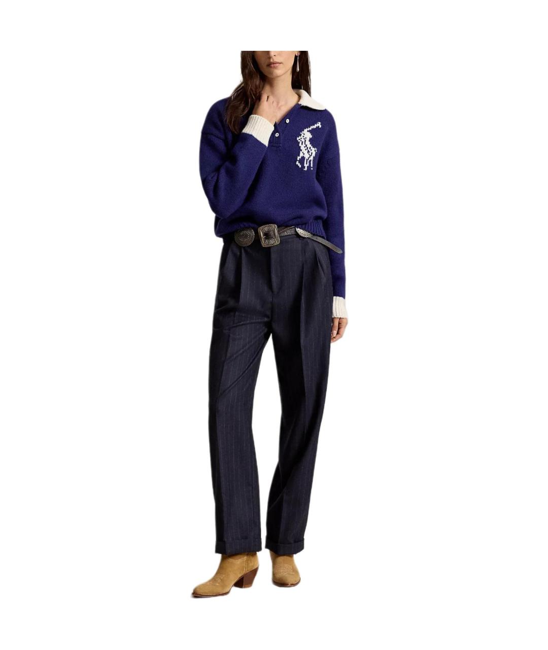 POLO RALPH LAUREN Синий джемпер / свитер, фото 3