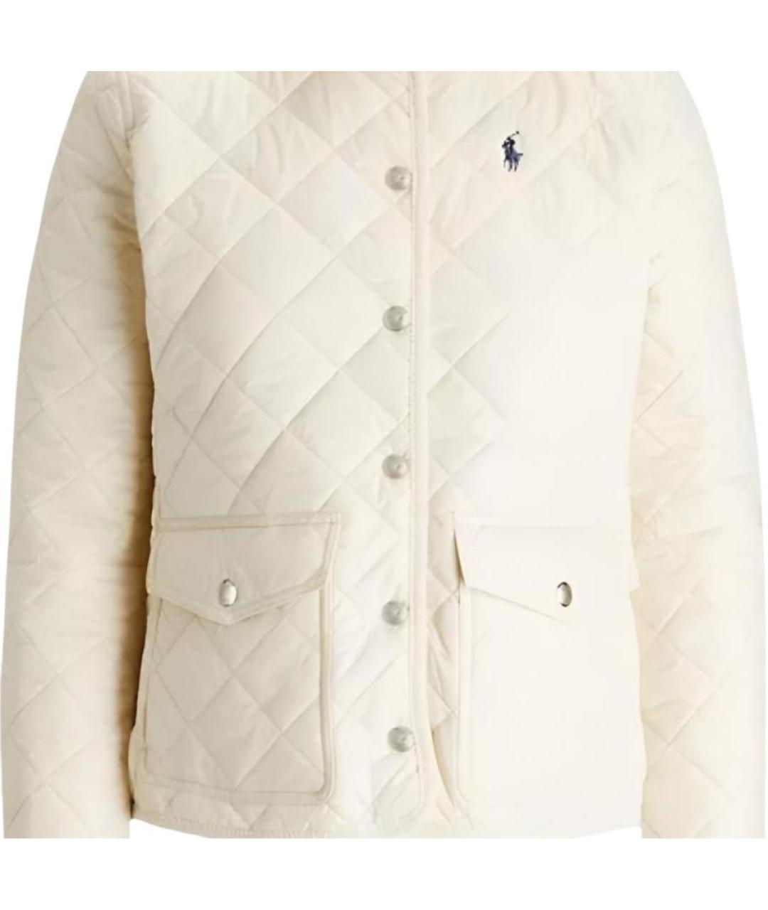 POLO RALPH LAUREN Белый пуховик, фото 3