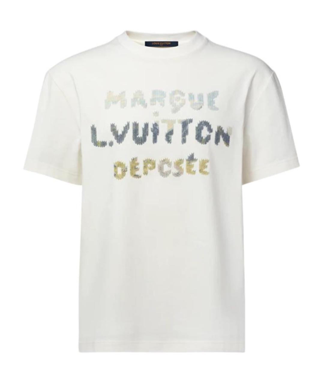 LOUIS VUITTON Белая футболка, фото 1