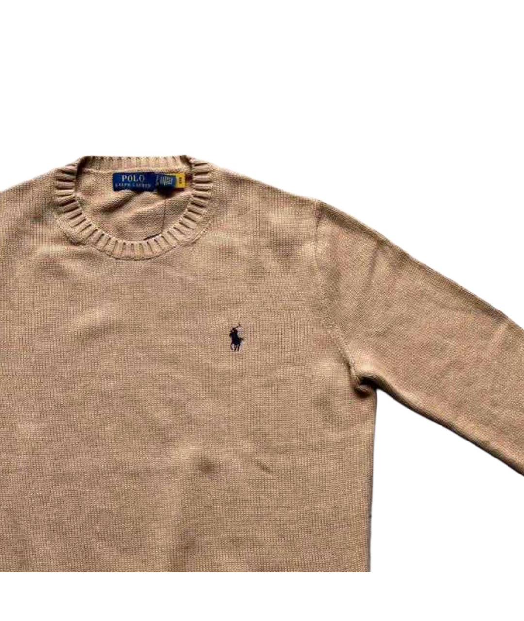 POLO RALPH LAUREN Коричневый джемпер / свитер, фото 3