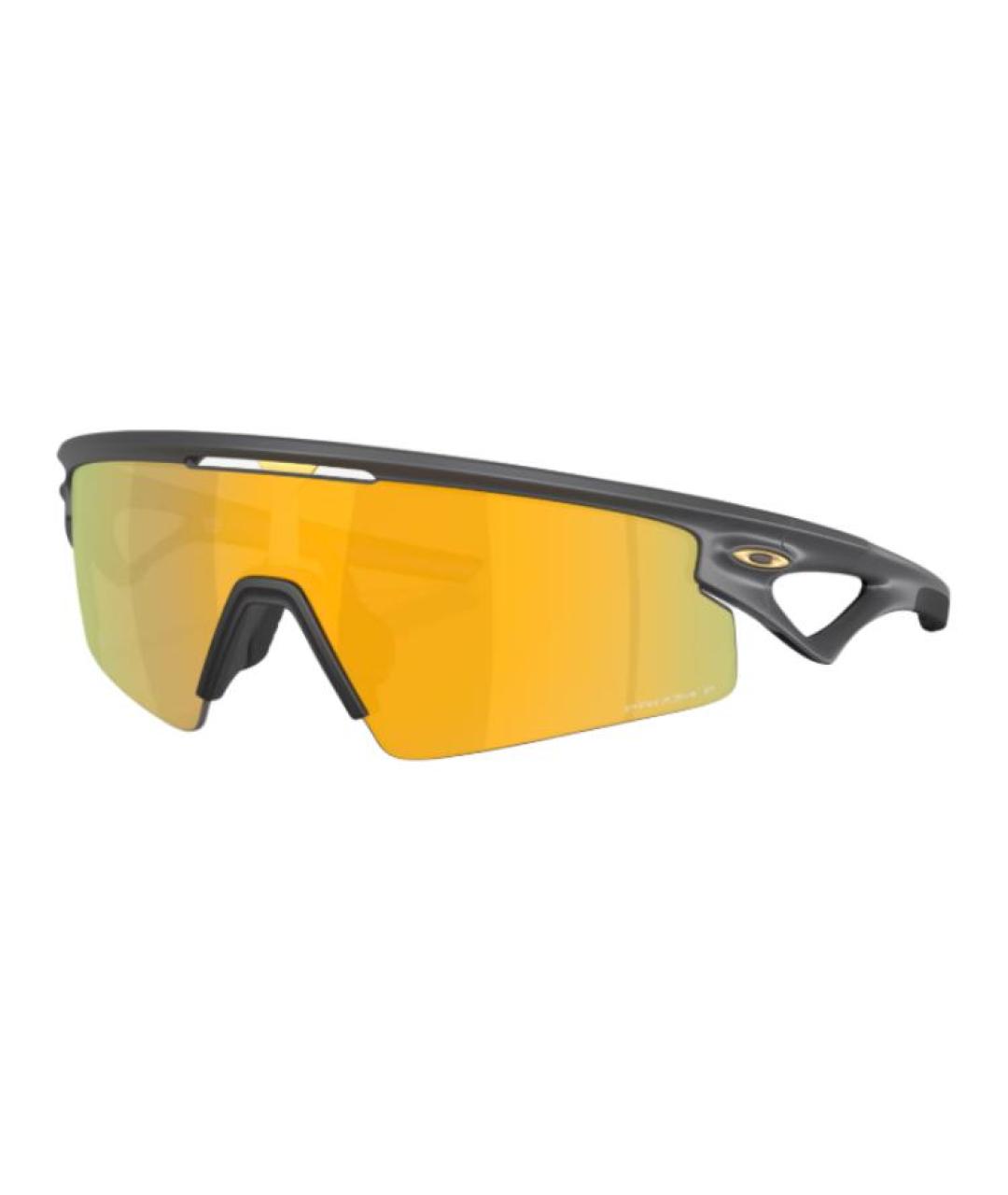 OAKLEY Черные пластиковые солнцезащитные очки, фото 1