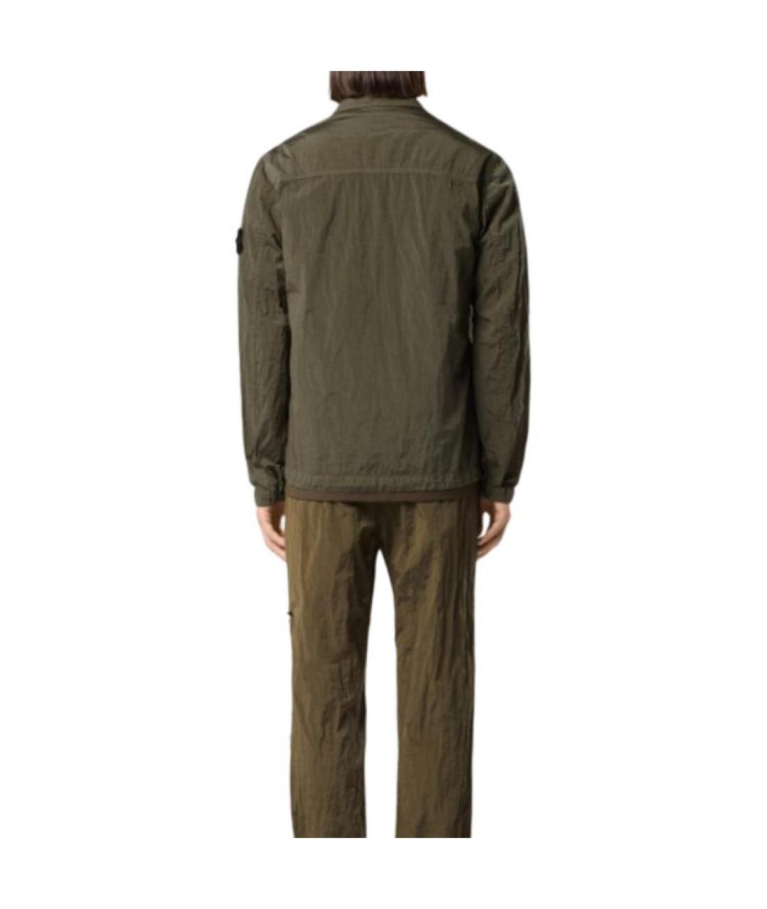 STONE ISLAND Зеленая куртка, фото 4