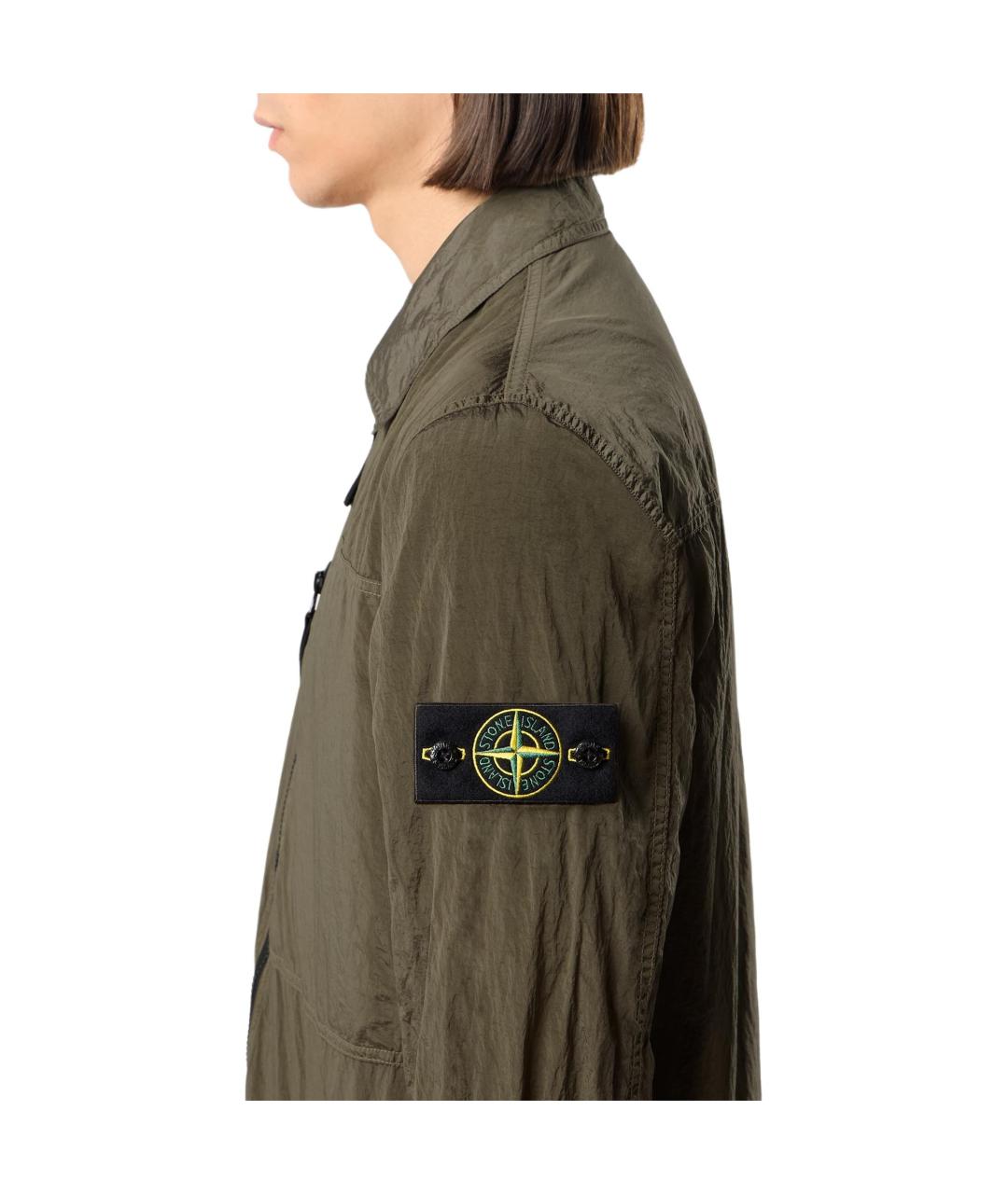STONE ISLAND Зеленая куртка, фото 5