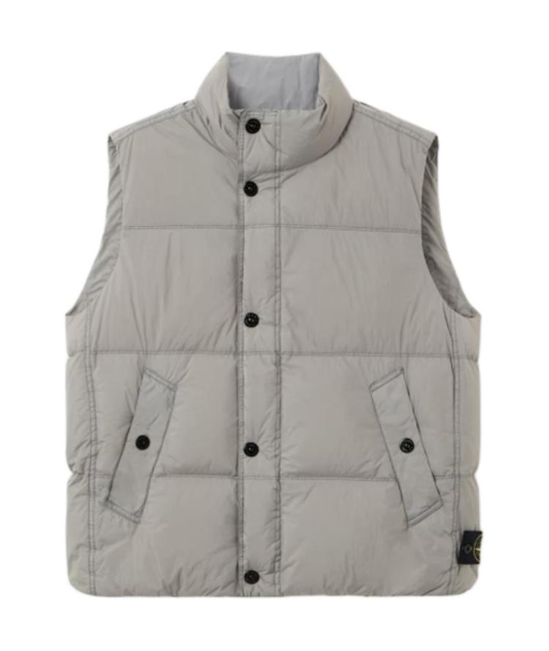 STONE ISLAND Серый жилет, фото 1