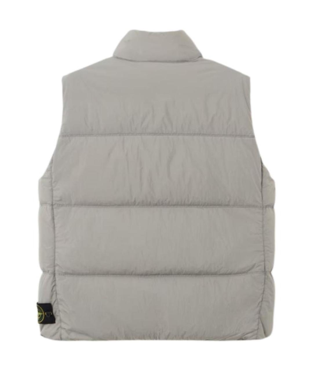 STONE ISLAND Серый жилет, фото 2