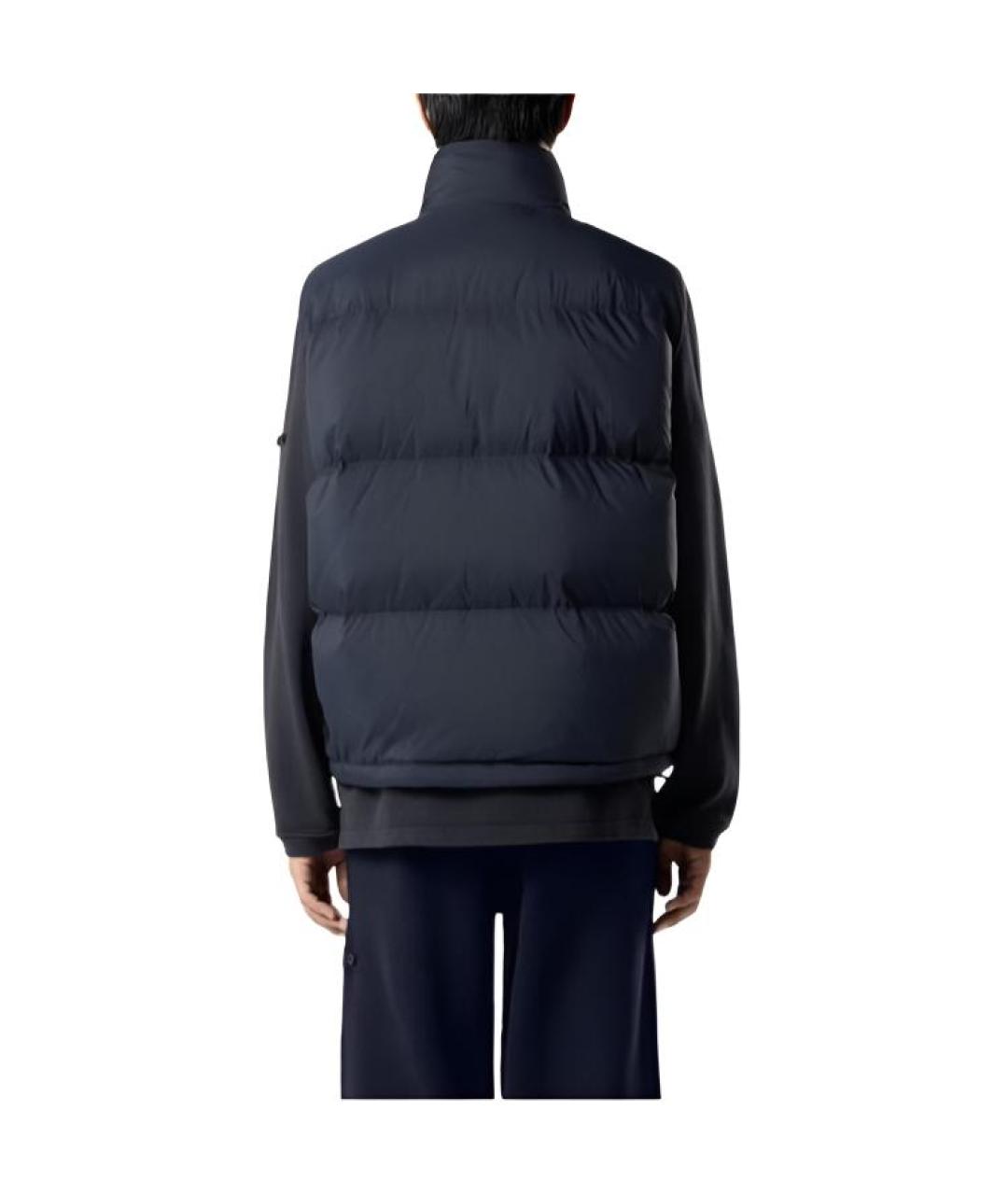 STONE ISLAND Темно-синий жилет, фото 4