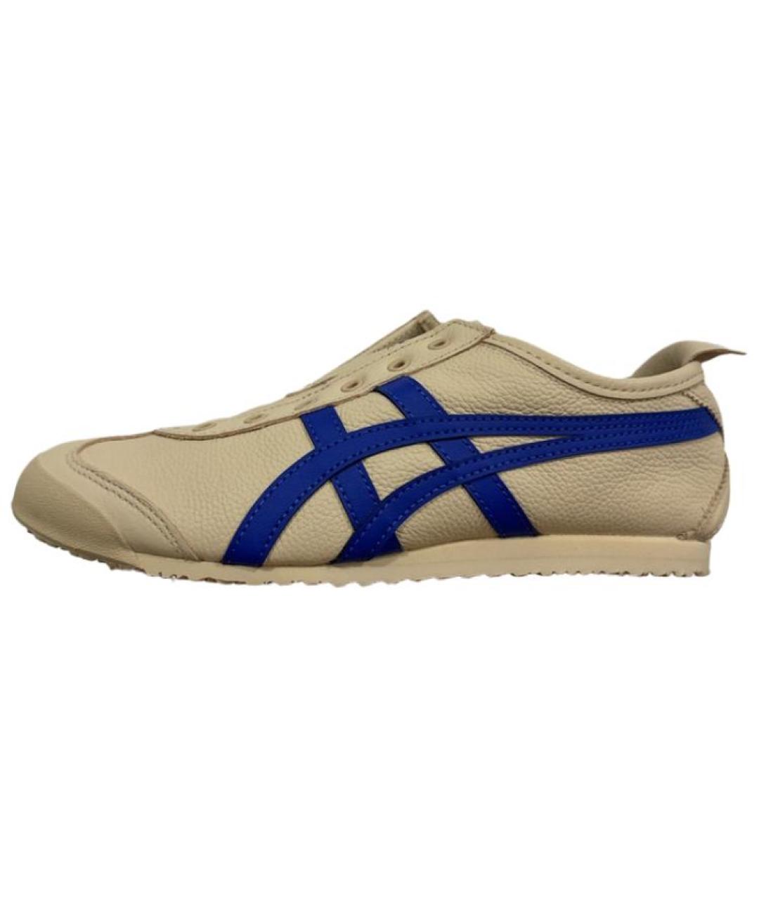 ONITSUKA TIGER Бежевые кожаные кроссовки, фото 2