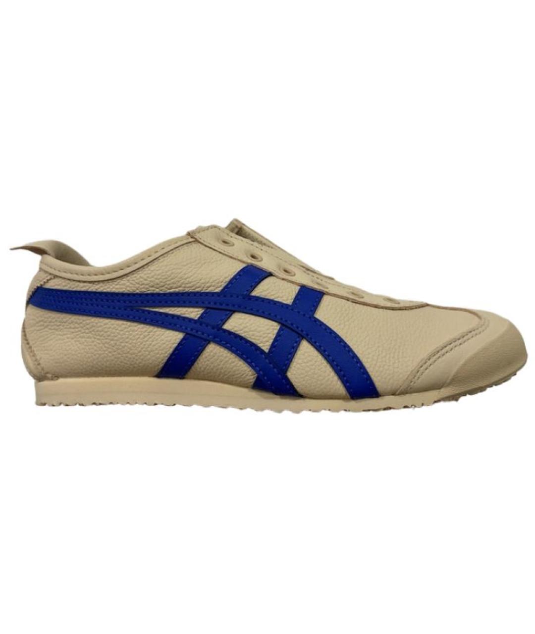 ONITSUKA TIGER Бежевые кожаные кроссовки, фото 3