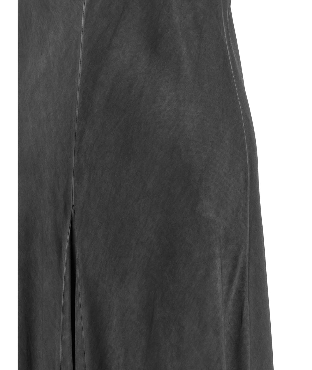 PINKO Черное вискозное коктейльное платье, фото 4