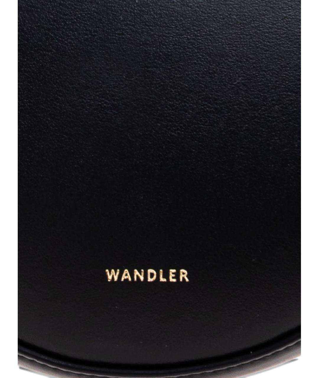 WANDLER Черная кожаная сумка тоут, фото 2