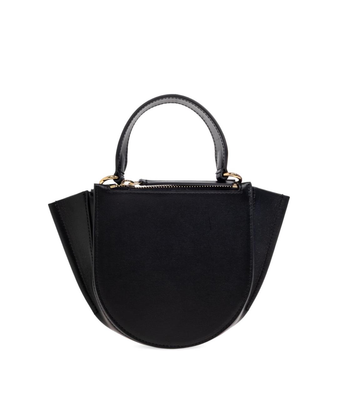 WANDLER Черная кожаная сумка тоут, фото 5