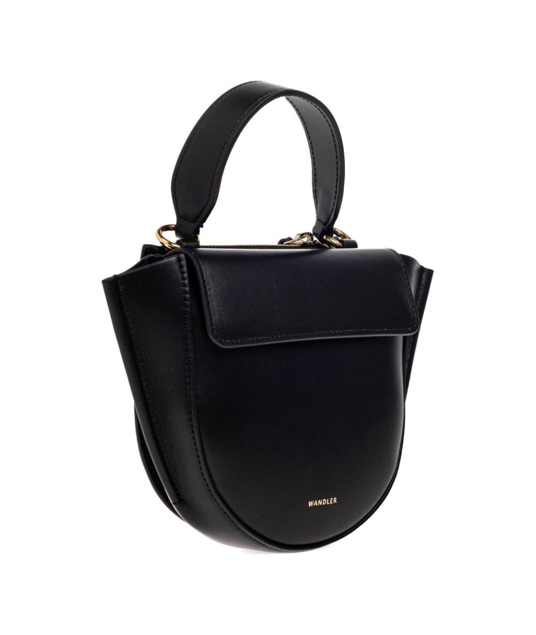 WANDLER Черная кожаная сумка тоут, фото 7