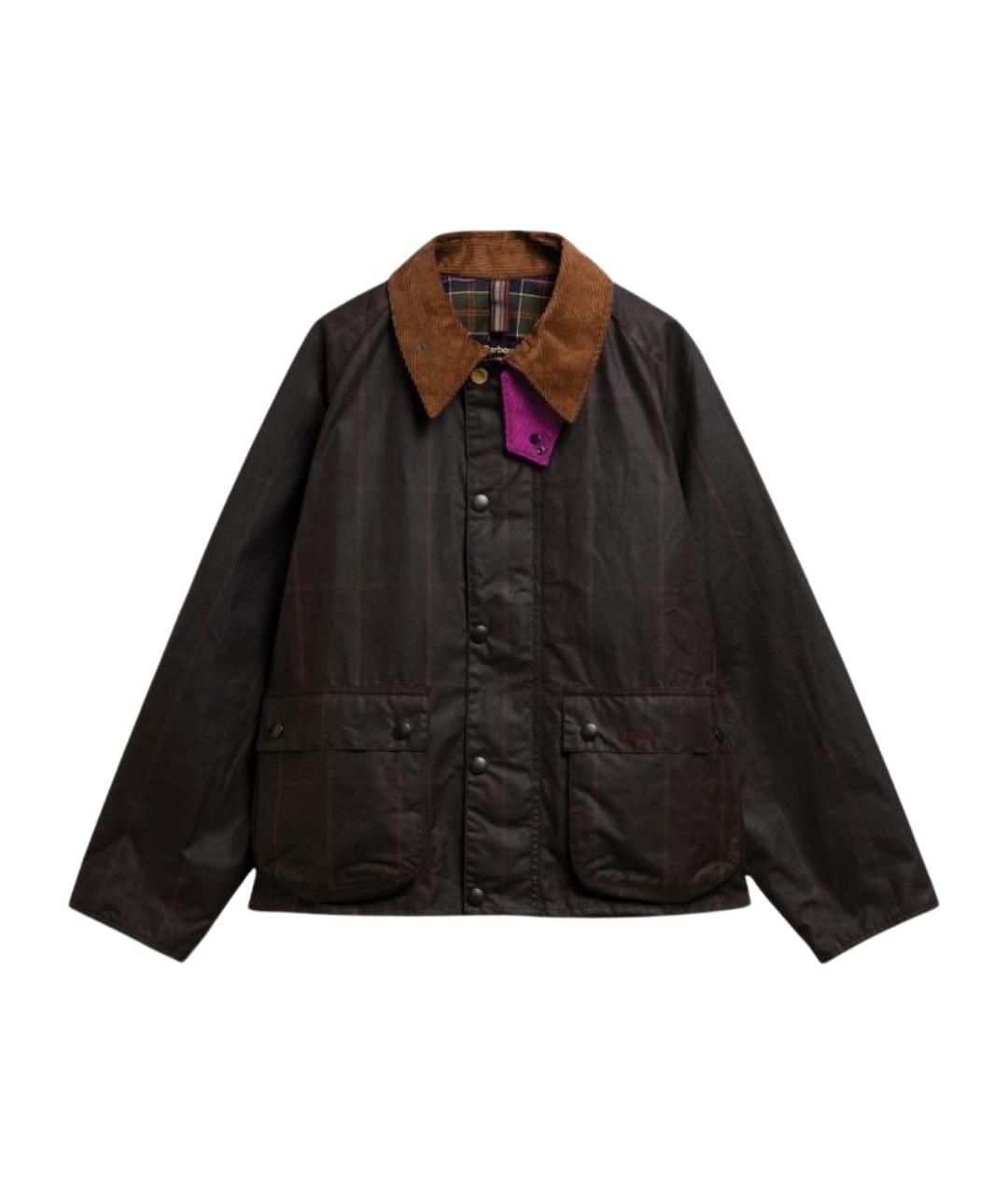 BARBOUR Коричневая хлопковая куртка, фото 1