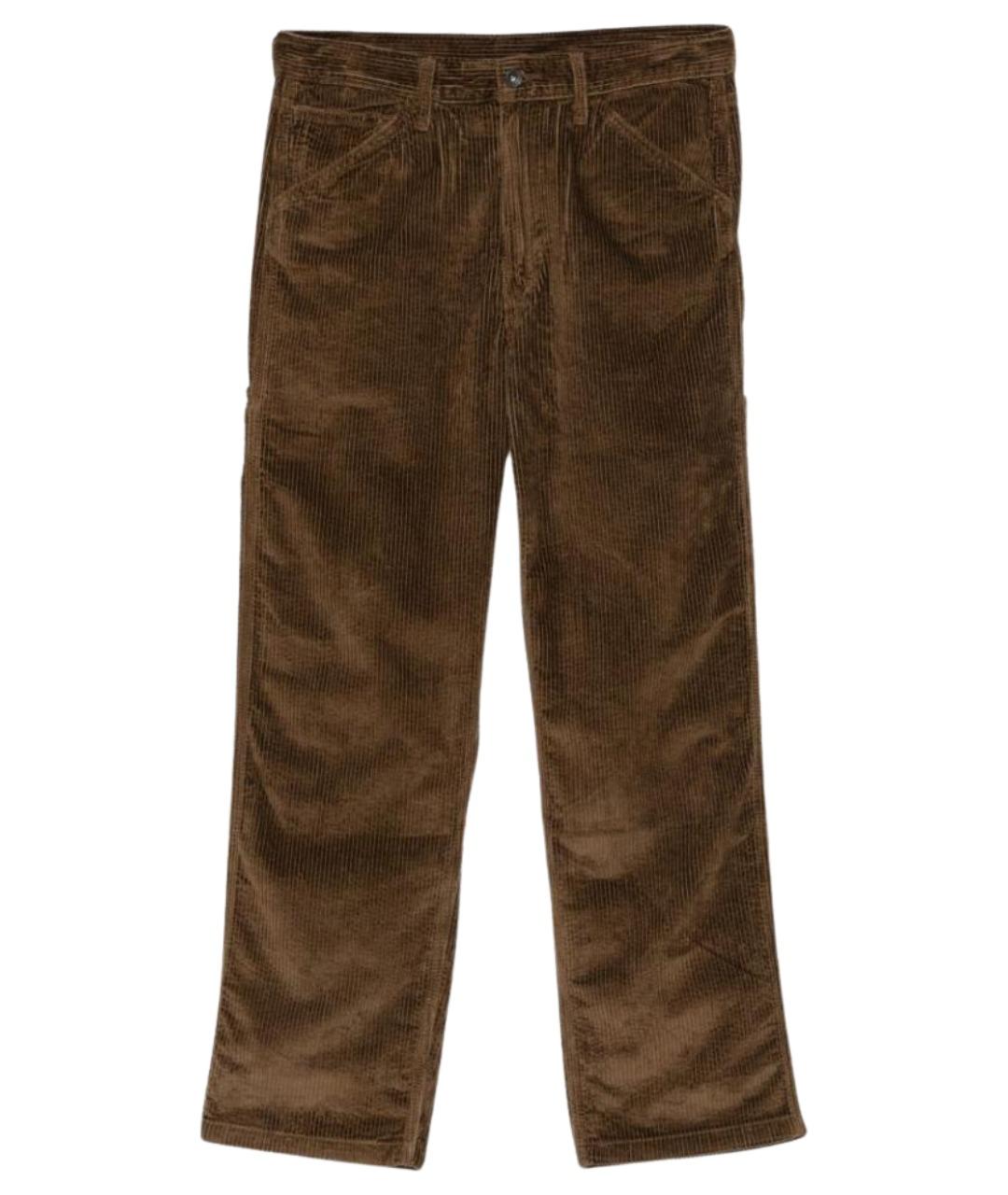 LEVI'S Бежевые хлопковые прямые джинсы, фото 1
