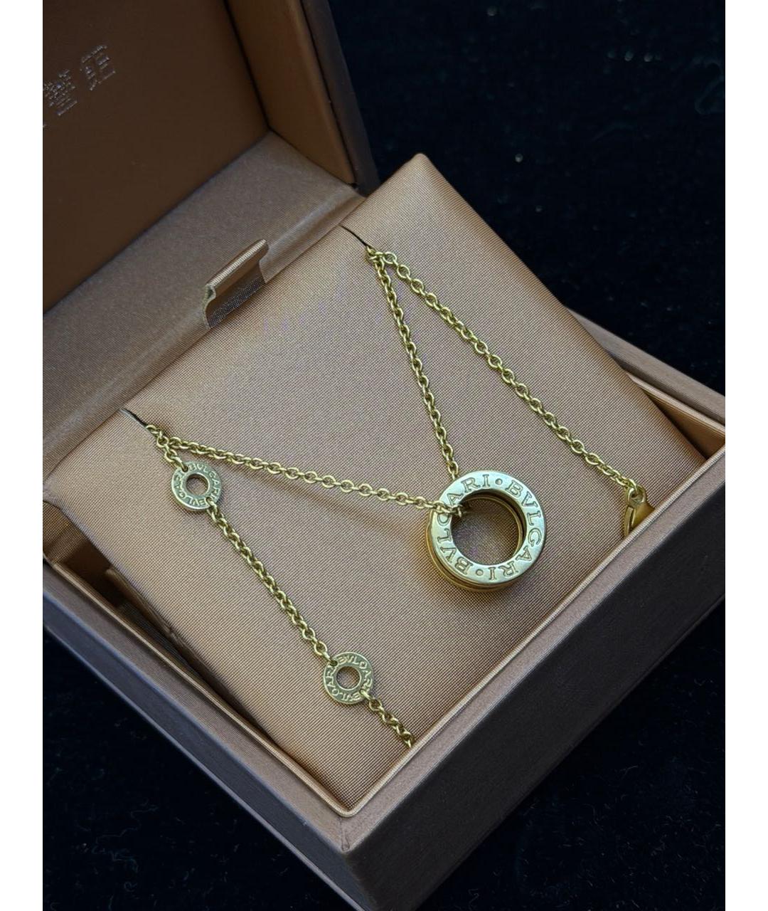 BVLGARI Золотое колье из желтого золота, фото 2