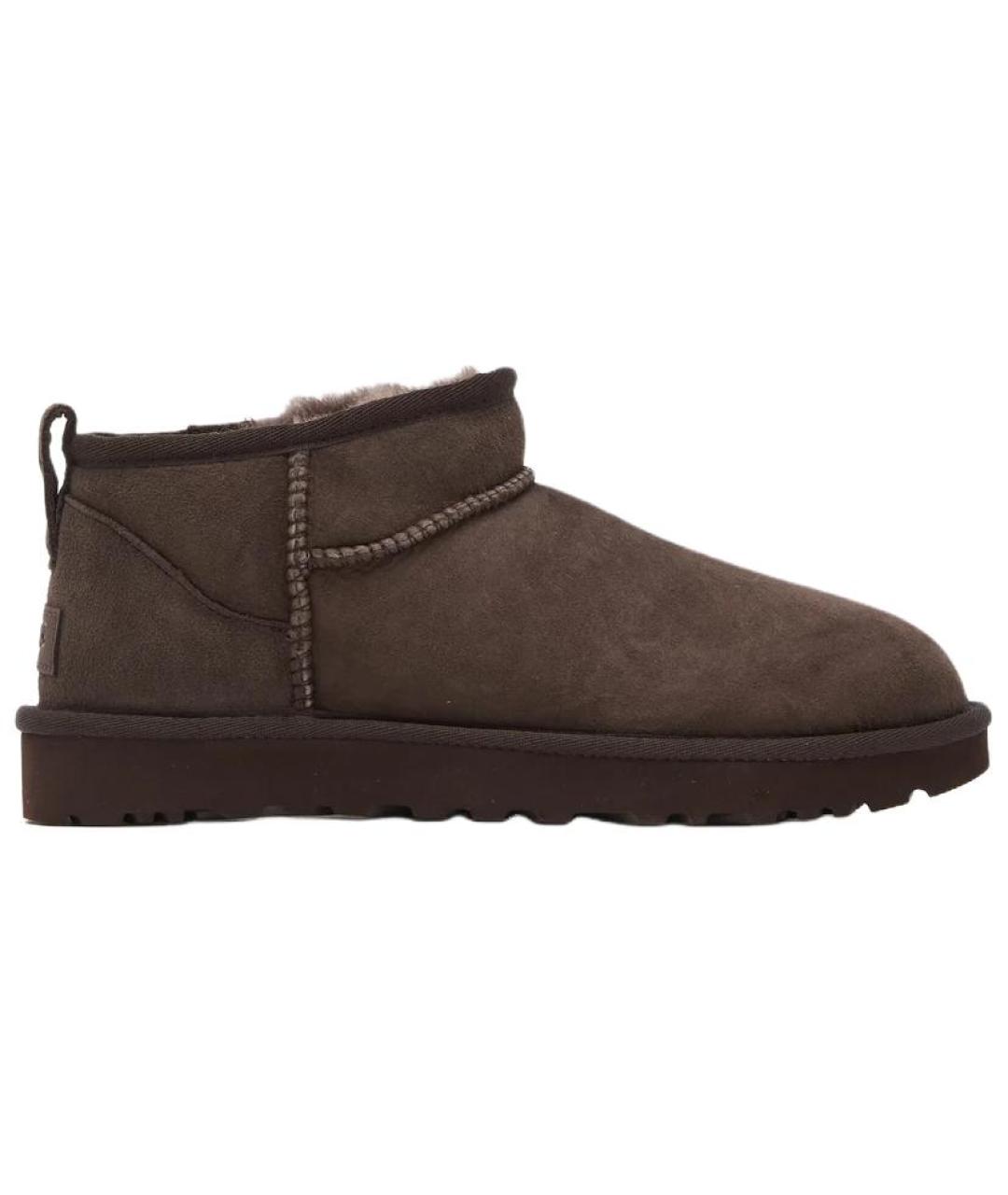 UGG Коричневые замшевые ботинки, фото 2
