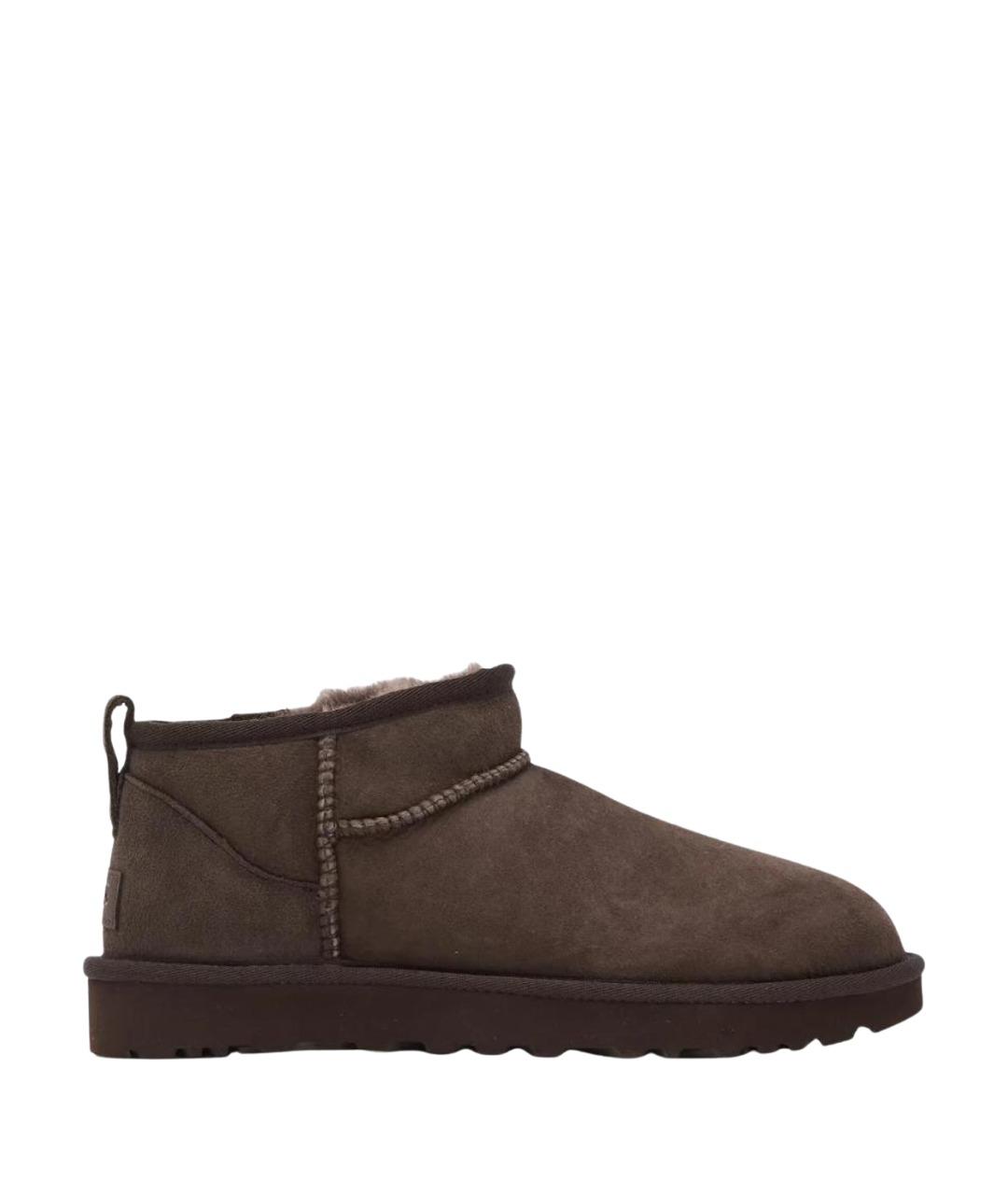 UGG Коричневые замшевые ботинки, фото 1