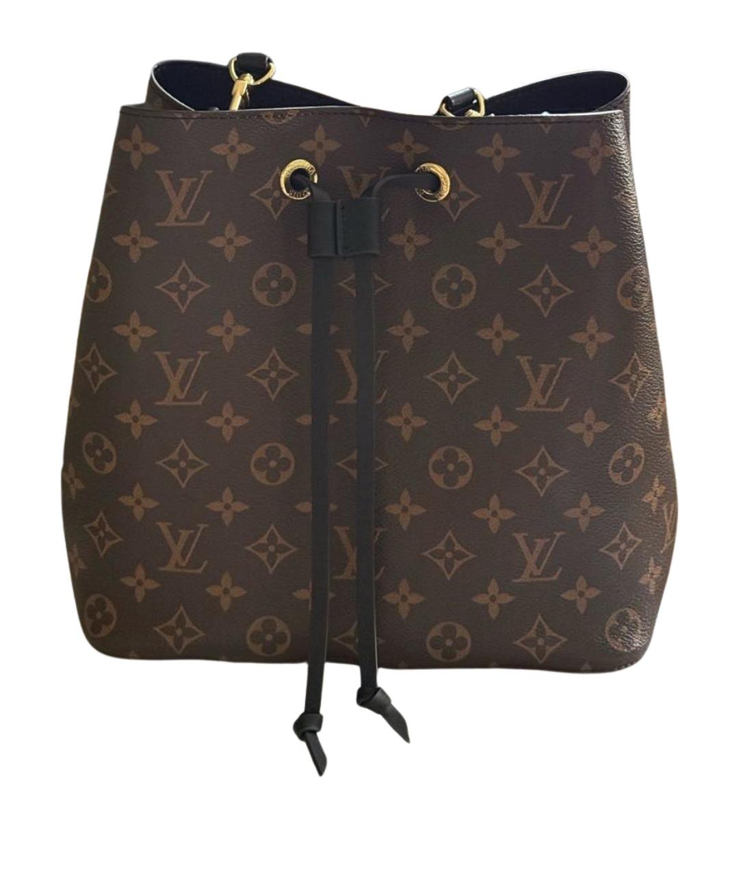 LOUIS VUITTON Коричневая сумка через плечо из канвы, фото 1