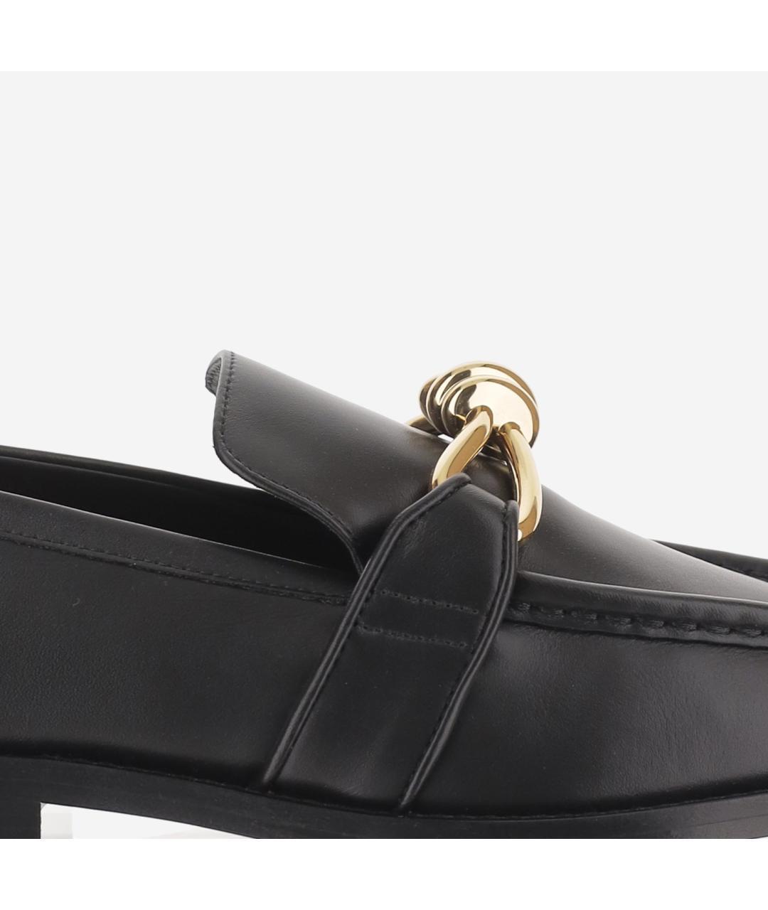 BOTTEGA VENETA Черные кожаные лоферы, фото 5
