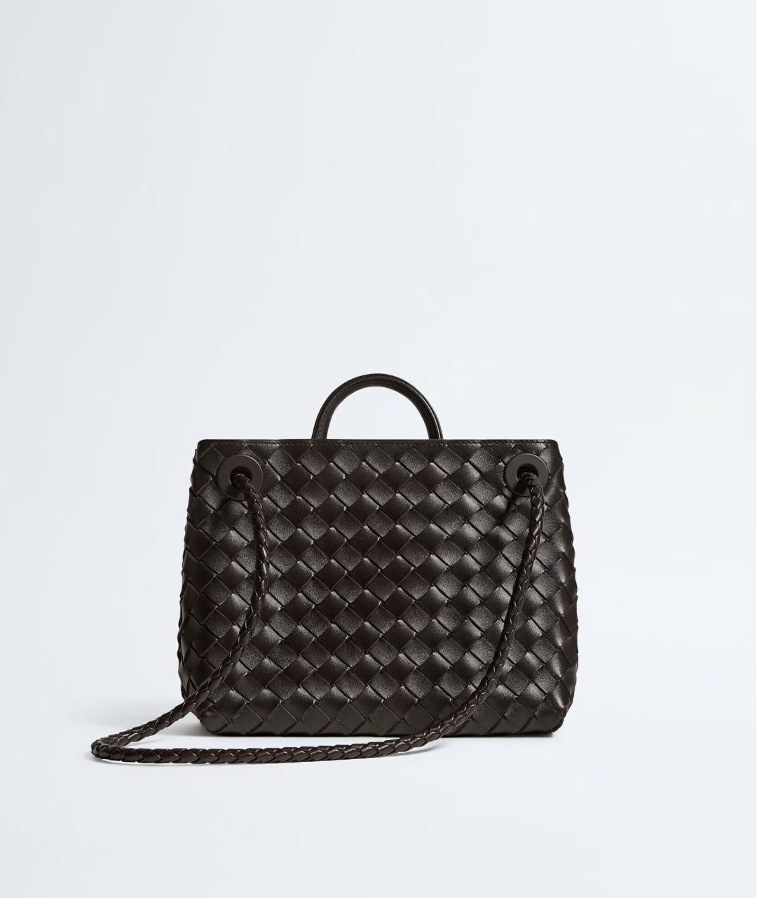 BOTTEGA VENETA Коричневая кожаная сумка тоут, фото 5